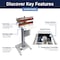 Sealer Sales 18" W-Series Direct Heat Foot Sealer w/ 15mm Serrated Seal Width - PTFE Coated W-450DTS - alternate 2